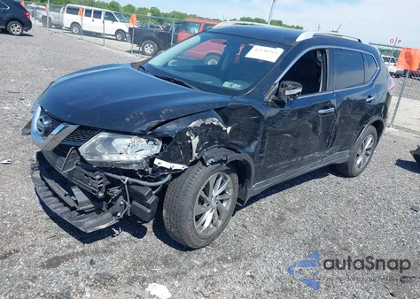 2014 Nissan Rogue Sl из США, поврежденный, VIN 5N1AT2MV0EC759519